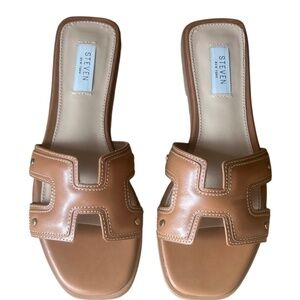 H Inspired Sandal Harlien Slide by Steven New York Women’s Size 8